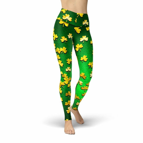 Jean Lucky Clover Leggings