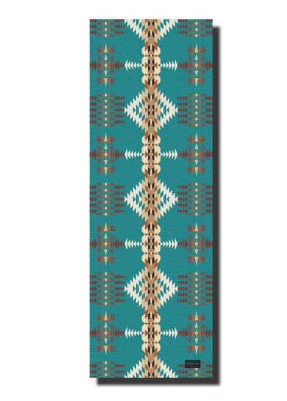 Ascend Yoga Mat Pendleton Rancho Arroyo Turquoise Mat