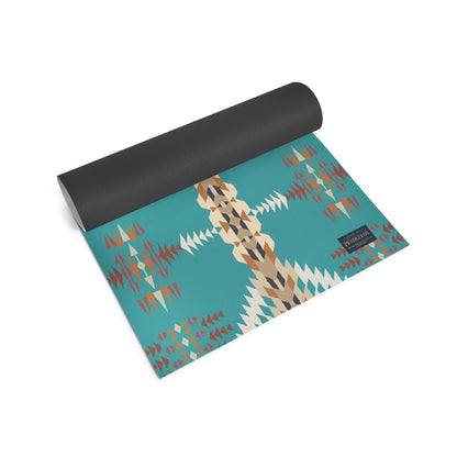 Ascend Yoga Mat Pendleton Rancho Arroyo Turquoise Mat